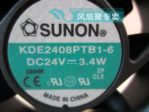 Для Охлаждения Sunon KDE2408PTB1 6 DC 24V 3 4 W Сервер вентилятор охлаждения 8 см 8025 80x80x25 мм 80