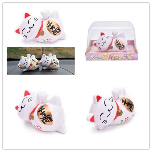 Домашний декор для отеля ресторана ремесло ABS на солнечных батареях 4 дюйма 1/3 Maneki