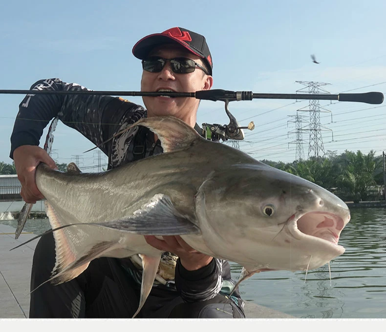 Высокое качество 2,4/2,58 м m/MH Pesca, регулируемые комплекты для рыбалки с морским полюсом, Высокоуглеродистый светильник, спиннинговое литье, Удочка с рыболовной катушкой
