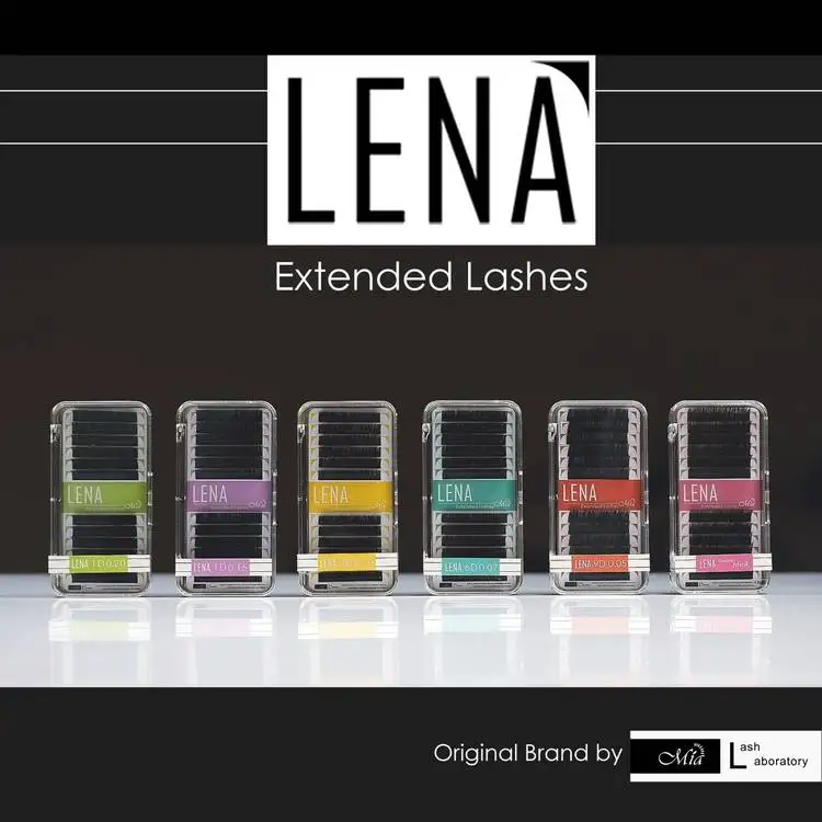 [0,05/0,07/0,10/0,15/0/20 C/D] LENA Super Black Nior ресницы Полупостоянный Индивидуальный Наращивание ресниц