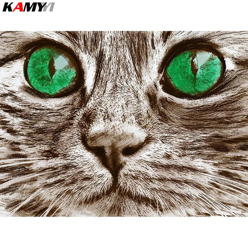 Новое поступление 5D алмазная живопись кот Алмазная вышивка животные полная