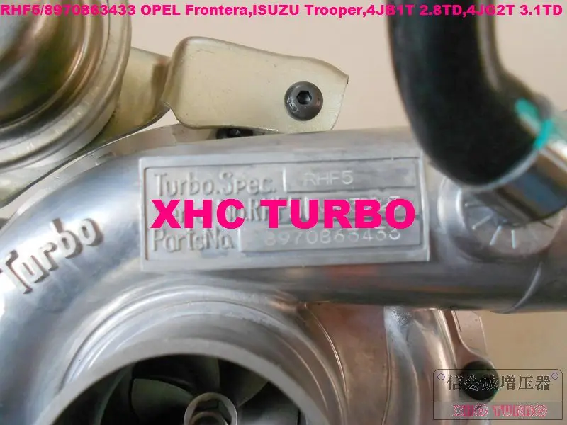 Новый Турбокомпрессор RHF5 VICC 860029 8970863433 для OPEL Frontera Monterey ISUZU Trooper 4JG2T 3.1TD 113HP |