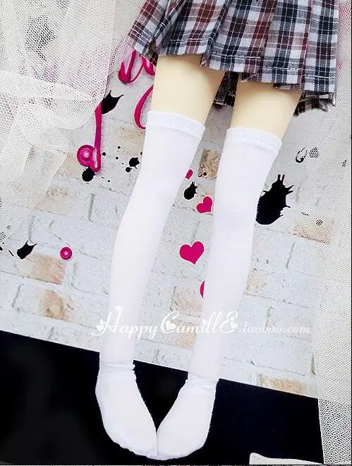 1/3 1/4 Φ черные белые Sd bjd Одежда для кукол чулки шарнирной куклы эластичные