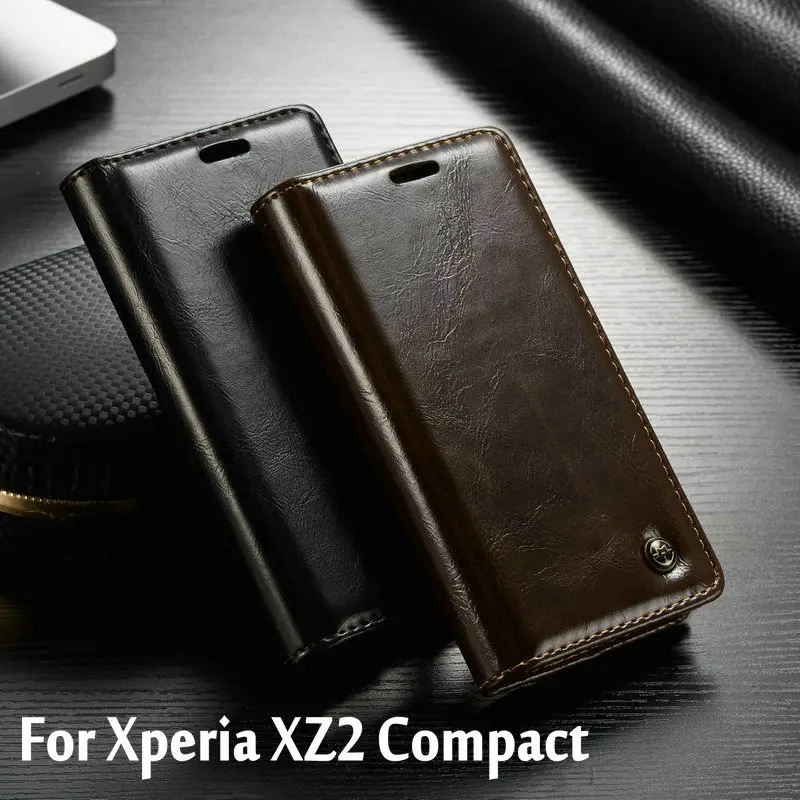 Роскошный кожаный чехол для sony Xperia XZ2 компактный 5 0 дюймовый корпус XZ2Mini Флип