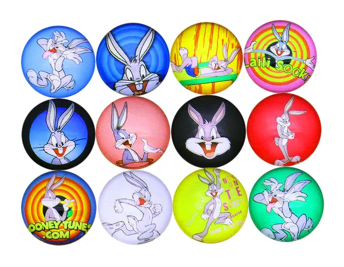 Новый 48 шт 12 мм мультфильм кролик круглый фото стеклянный кабошон для девушки и