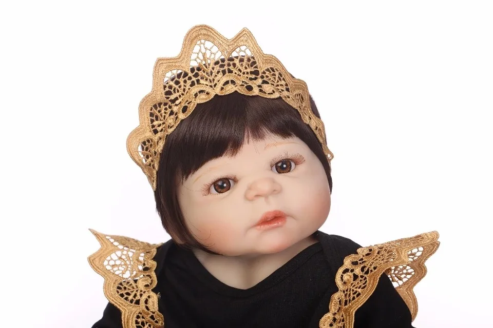 Unidoll baby reborn 22in девочка vynil Реалистичная кукла детская вечеринка Младенцы Лето bebe
