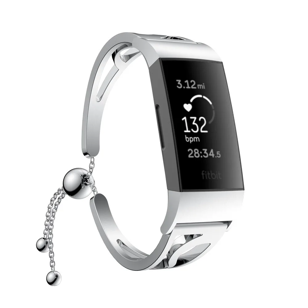 Новый модный браслет сменный ремешок для девушек Fitbit Charge 3 женщин | Электроника