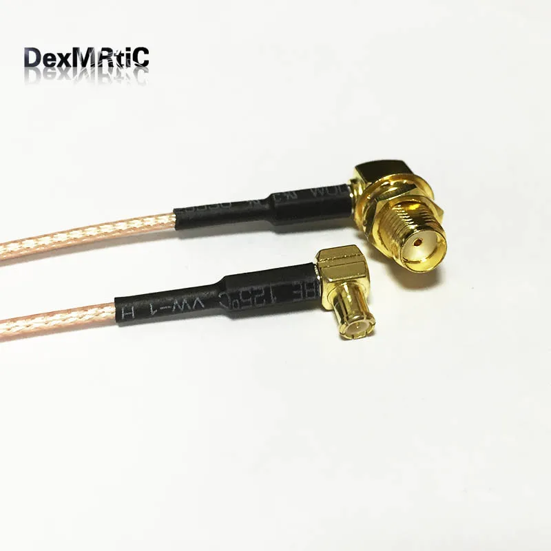 НОВЫЙ SMA гнездо Гайка правый угол переключатель MCX Штекер RF кабель RG178 оптовая