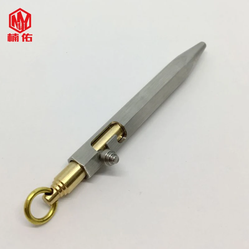 EDC болт типа Шестигранная тактическая ручка из нержавеющей стали минималистичный дизайн аварийное Выживание Удобная пишущая шариковая ручка