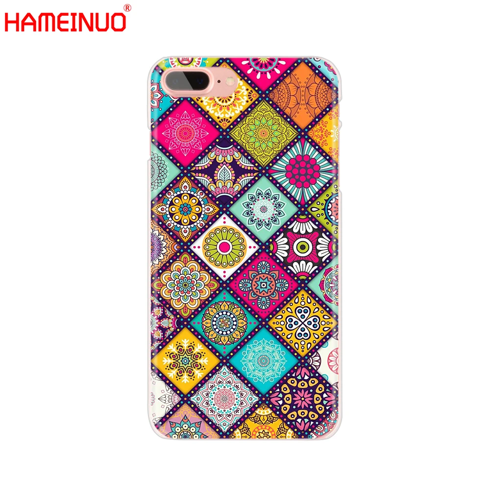HAMEINUO цветочный Мандала Mandara сотовый телефон чехол для iphone X 8 7 6 4 4s 5 5s SE 5c 6s