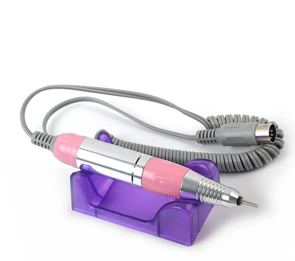 Electric Nail Art Drill Handle Pen Gel Polish Grind Machine Handpiece Nail Manicure Pedicure Replacement Pen Handle Accessories