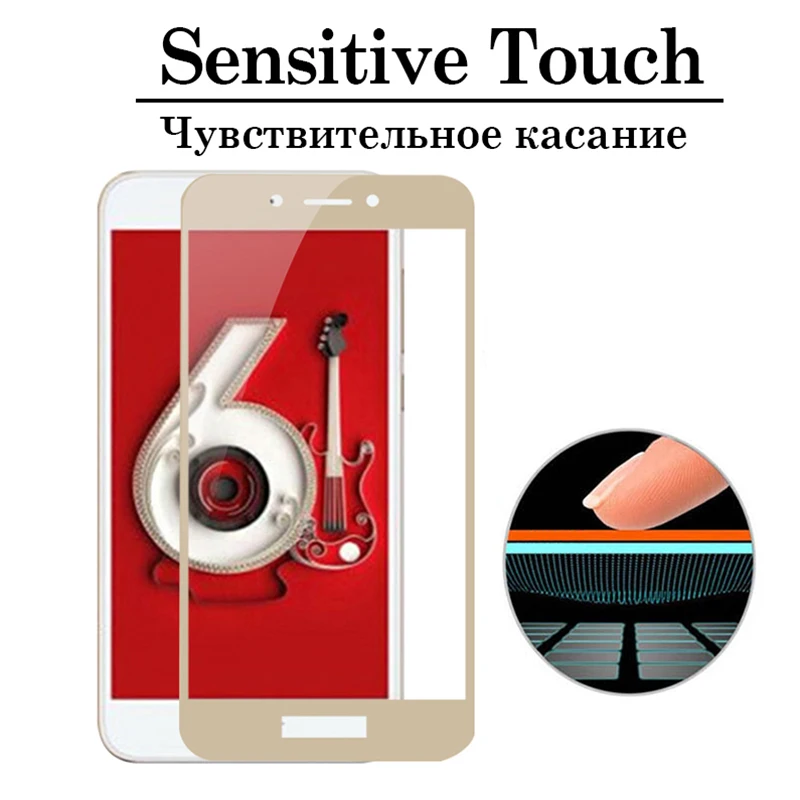 2 шт закаленное стекло для huawei honor 6c pro защитное на 6a 6x Полное покрытие экрана honer 6 a