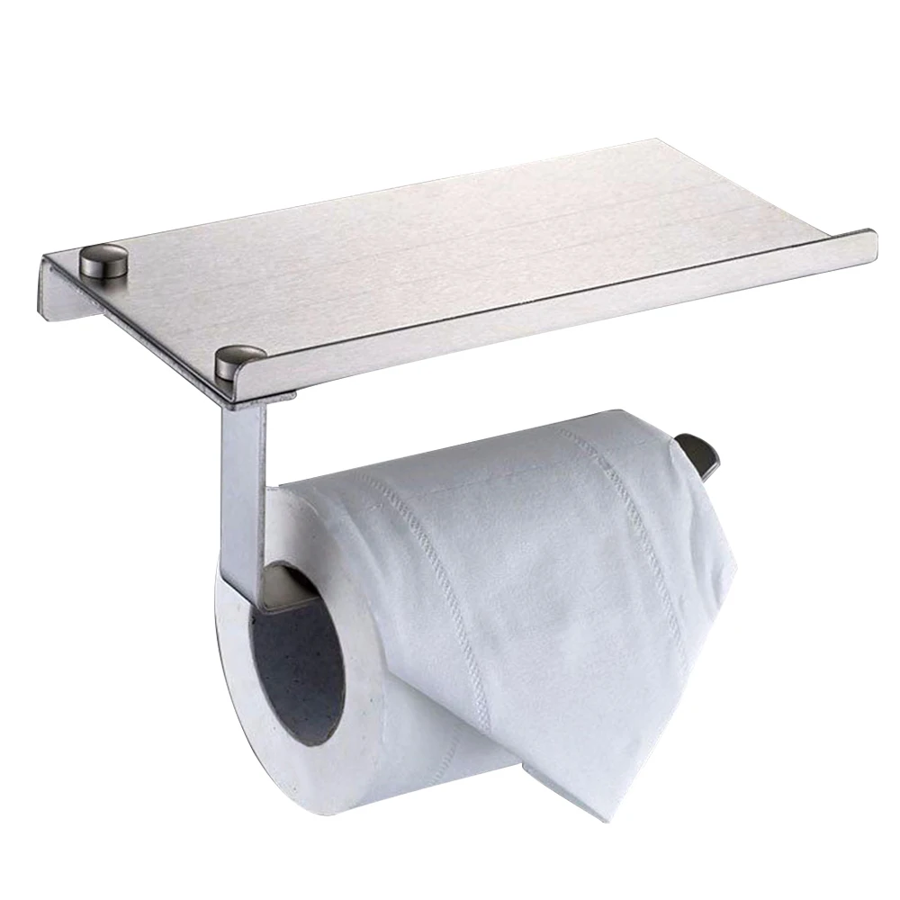 Вешалка для полотенец из нержавеющей стали с полкой|rack holder|stainless steel holderbathroom storage