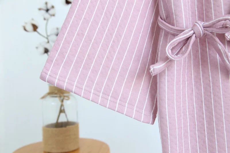 Женские пижамные комплекты, зимнее нижнее белье Yukata, японский халат-кимоно, хлопковые костюмы, ночная рубашка, одежда для сна, халат, домашняя одежда для отдыха