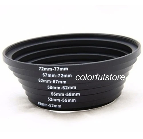 Металлическое ступенчатое кольцо для объектива камеры 58 мм до 72 держатель фильтр