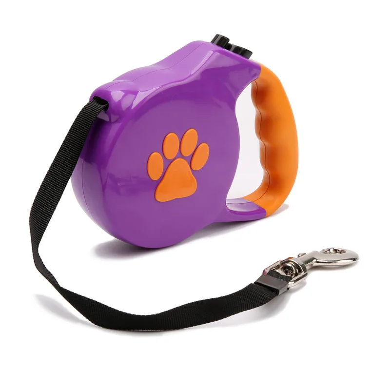 Новый поводок для собак длинный Гладкий нейлоновый автоматический