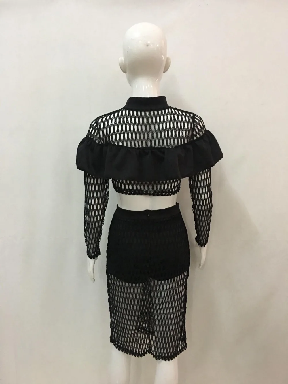 2017 мода длинным рукавом новые наборы головы листьев лотоса с длинными рукавами