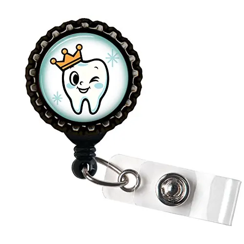 Cute dentist assisstant retractable id badge reel 10pcs/lot