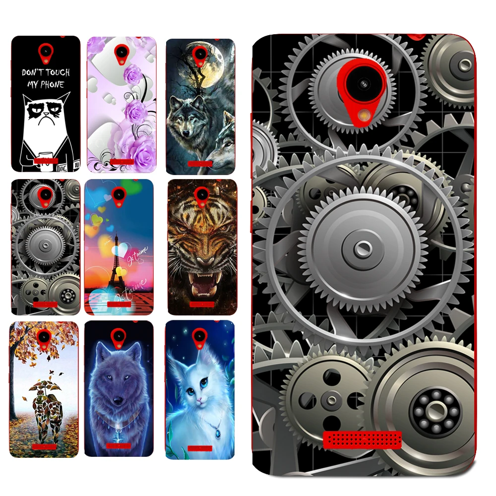 Черный чехол с рисунком для Prestigio Wize G3 PSP3510DUO мягкие чехлы из ТПУ|cover for prestigio|case