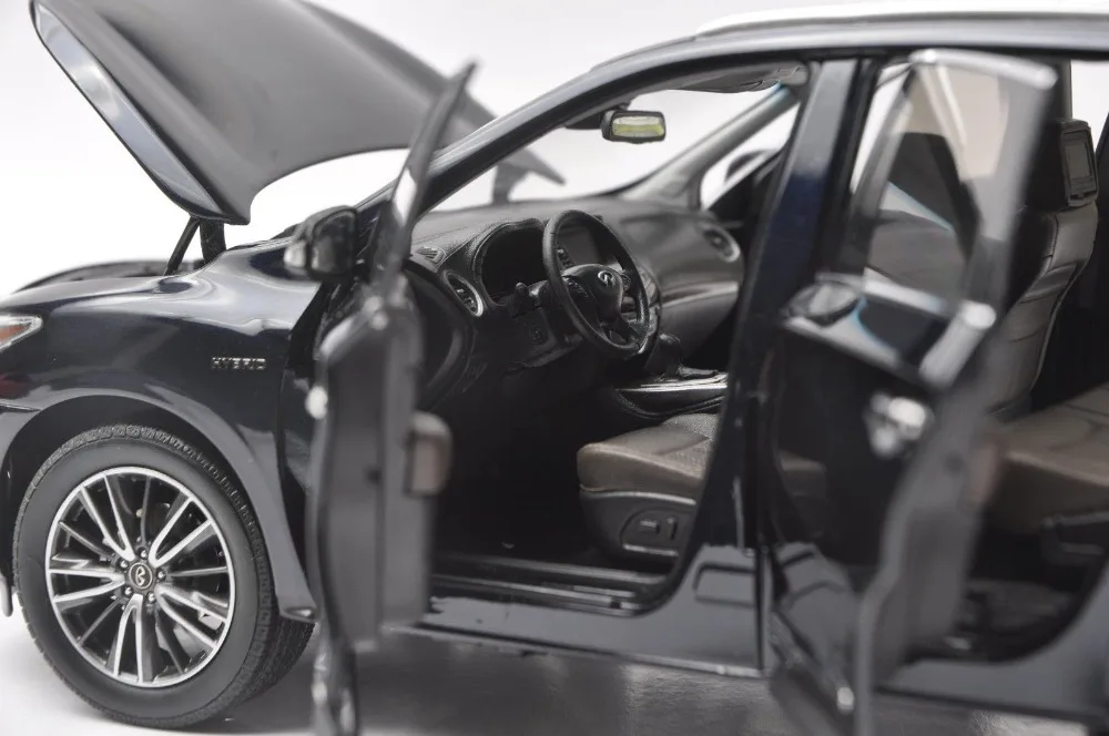 1:18 литая модель для Infiniti QX60 темно-синий внедорожник игрушечный автомобиль миниатюрная коллекция подарок FX50 FX