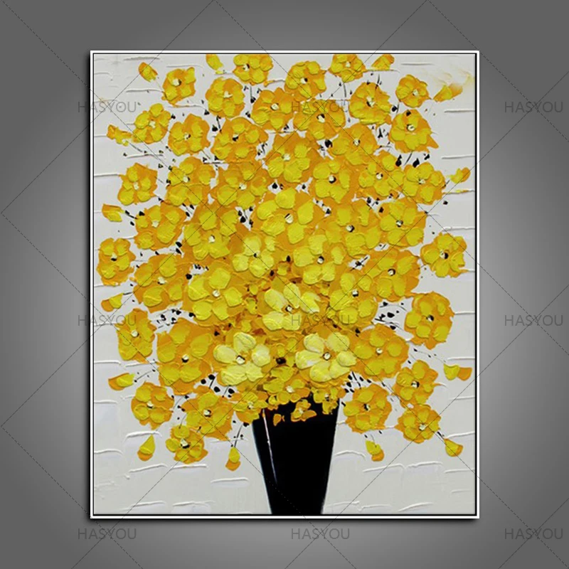 Картина маслом без рамки 4 цвета|modern paintings flowers|knife flower paintingmodern |
