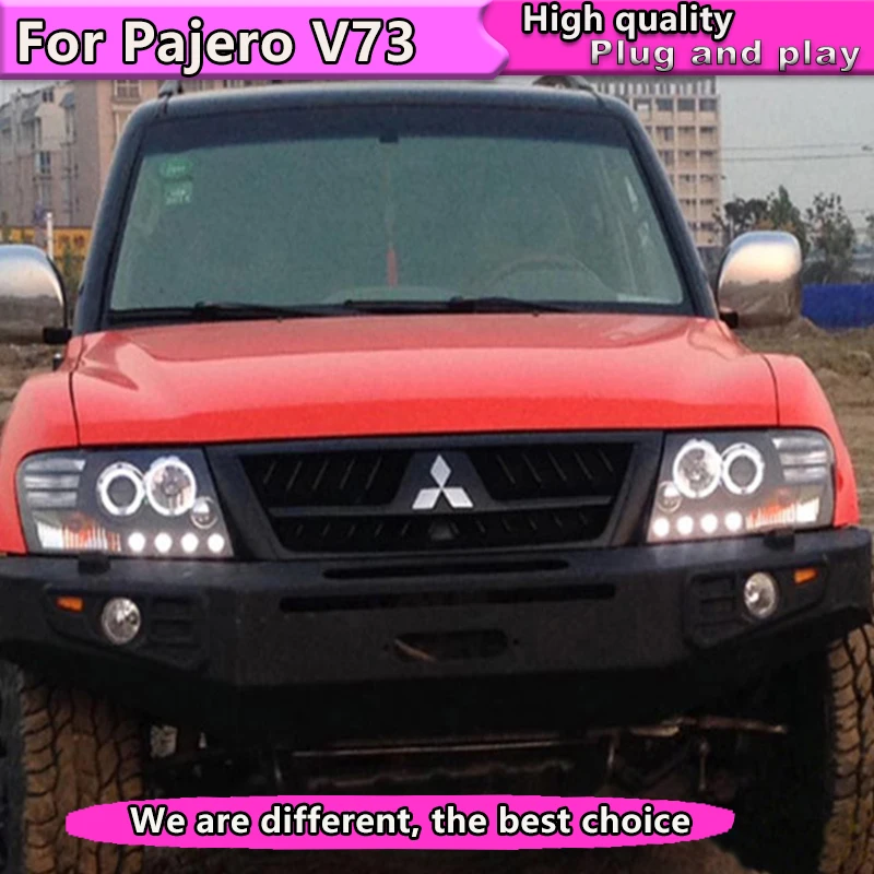 

Car styling Headlights Assembly for PAJERO 2000-2012 LED Headlight for PAJERO Head Lamp LED Daytime Running Light Bi-Xenon HID
