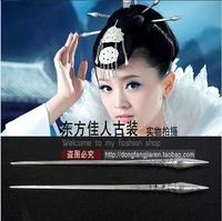 chinese writing brush hair stick qingzi ethnic fashion miao silver hair stick ancient chinese hair making hair accessory