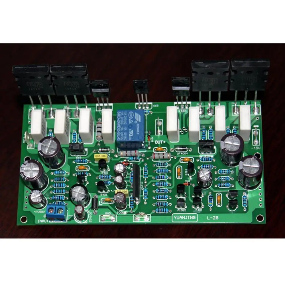 L28 AMP 350W моно аудио 4ohm усилитель мощности плата с динамиком защиты YJ00163|Усилители