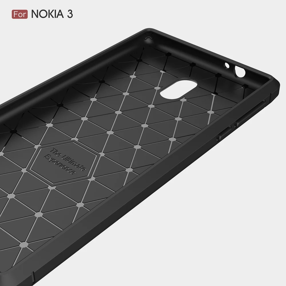 Axbety чехол для Nokia 3 Чехол ТОНКАЯ БРОНЯ Мягкий из углеродного волокна 2017