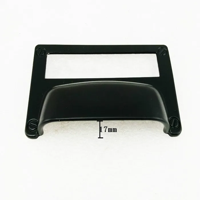 Метка рамка ручка шкафа черный цинковый сплав Wordrope ящик 20 шт|Ручки шкафа| |