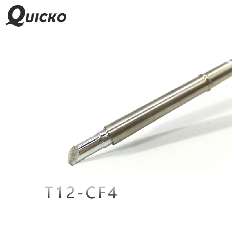 QUICKO T12-CF4 форма C серии паяльник советы 220 в 70 Вт для FX9501/907 T12 ручка OLED &amp STC t12 LED