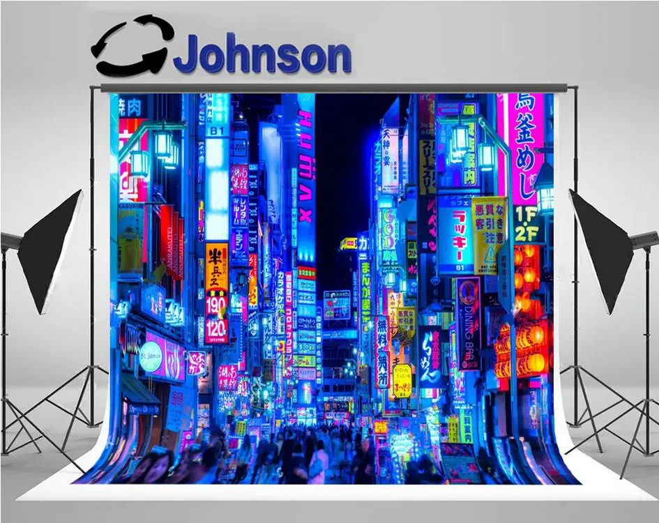 Фон для фотосъемки с изображением очертания города Токио синьцзюнь кабичо