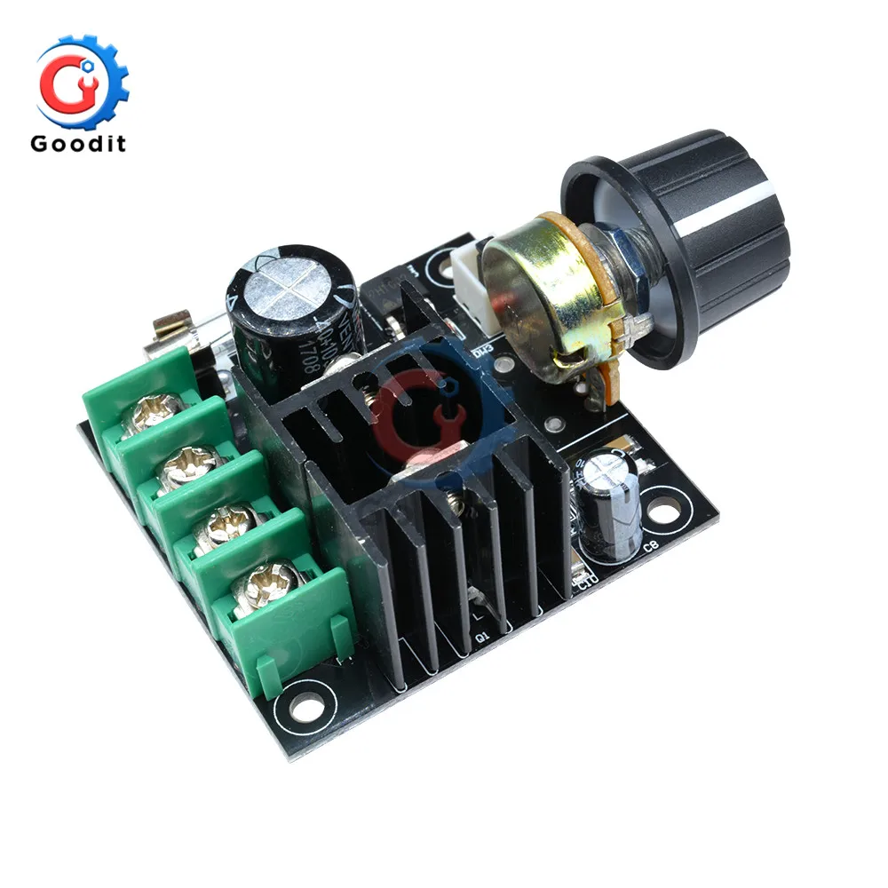 Регулятор скорости DC 12 V-40 V 32V 24V 10A автоматический PWM регулятор напряжения
