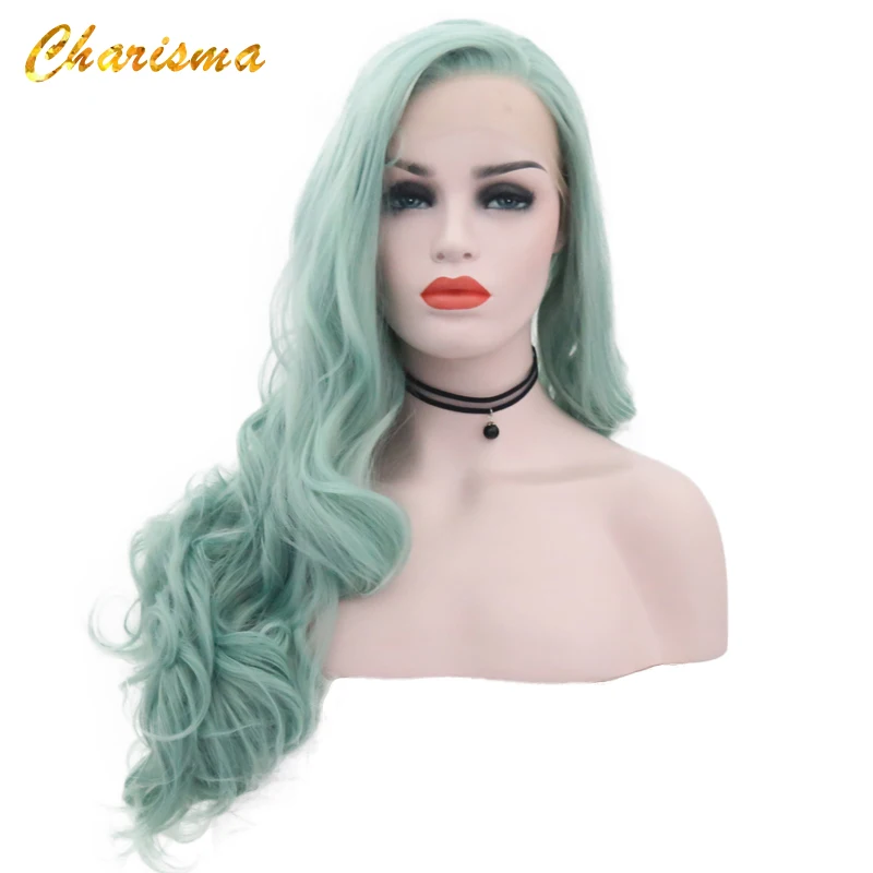 Синтетические парики Charisma Body Wave термостойкие для косплея на кружеве 24 дюйма