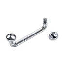 1 шт., титановый пирсинг G23 с шариковой поверхностью внутренняя нить градусов, украшения для тела 14 г