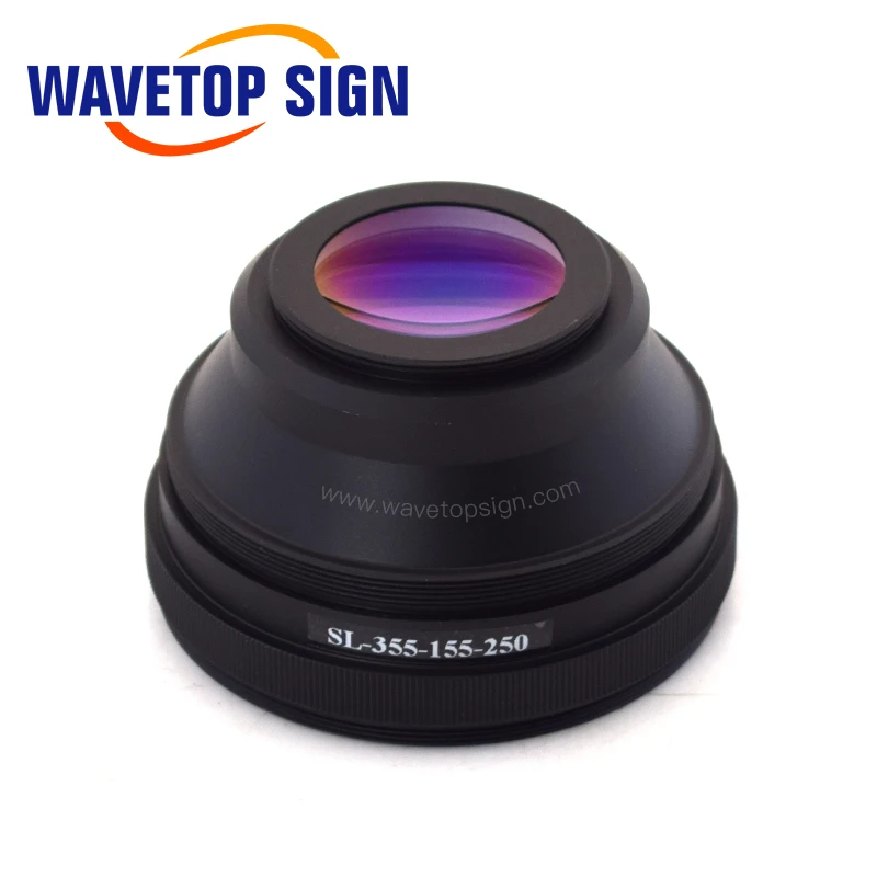 WaveTopSign Ronar-Smith 355nm F-Theta УФ лазерное сканирование линзы сканирующее поле 60x60/105x105/155x155/180x180 мм Использование для УФ-лазера 355nm