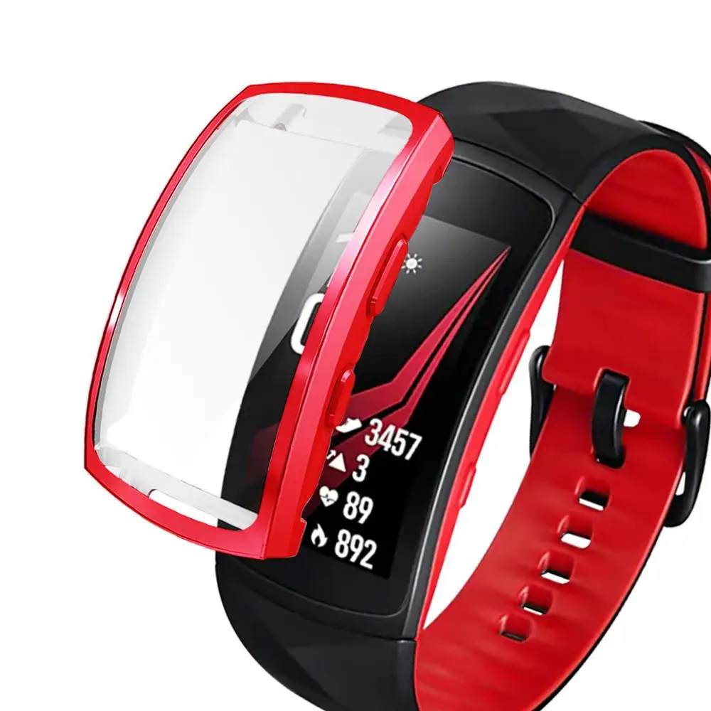 Прямая поставка чехол для смарт часов Samsung Gear Fit 2 pro ремешок из ТПУ защитный gear fit2