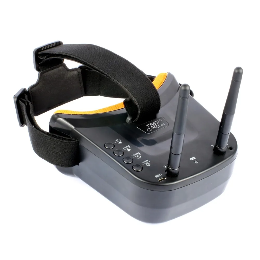 Мини FPV очки 3 дюймов 480x320 Дисплей двойной антенны Приём 5 8 Г 40CH с Батарея для RC