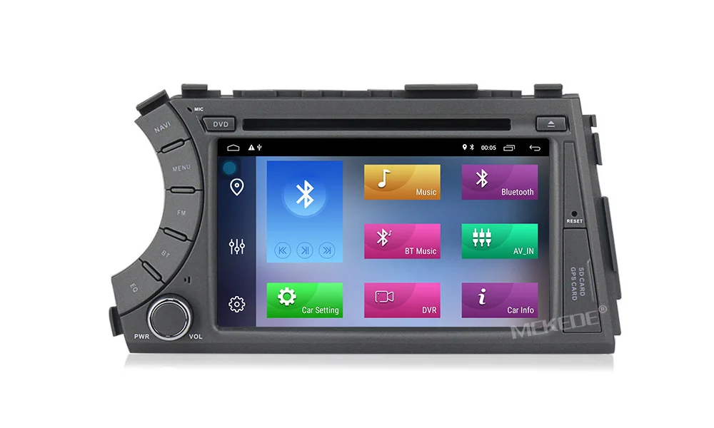 Mekede " 2din android 9,1 Автомобильный мультимедийный плеер авторадио для Ssangyong Actyon Kyron 2005-2013 2 Гб ram 32 ГБ rom радио wifi USB
