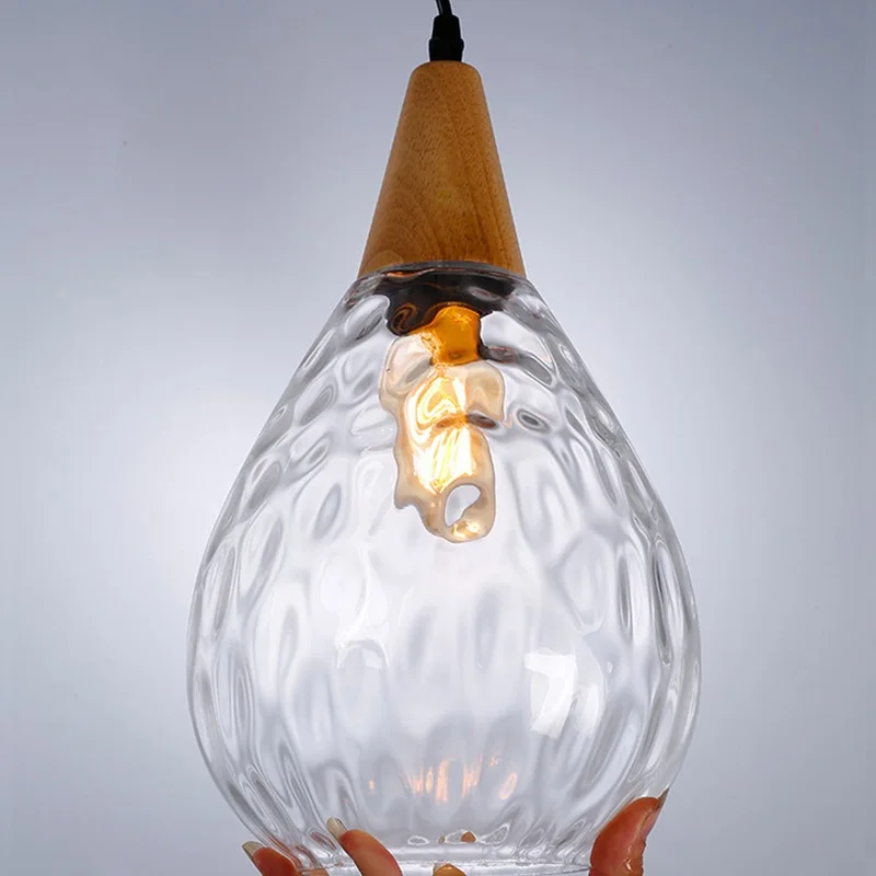 Стеклянная подвеска для бара освещение Kitche подвесной светильник современная