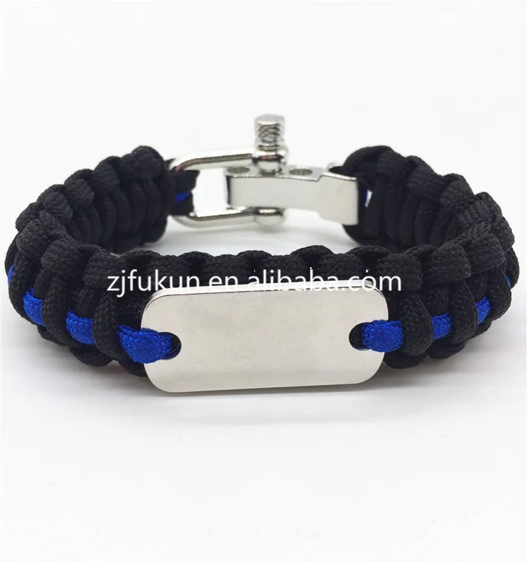 Открытый путешествия Кемпинг тонкая синяя линия Черный Плетеный логотип на