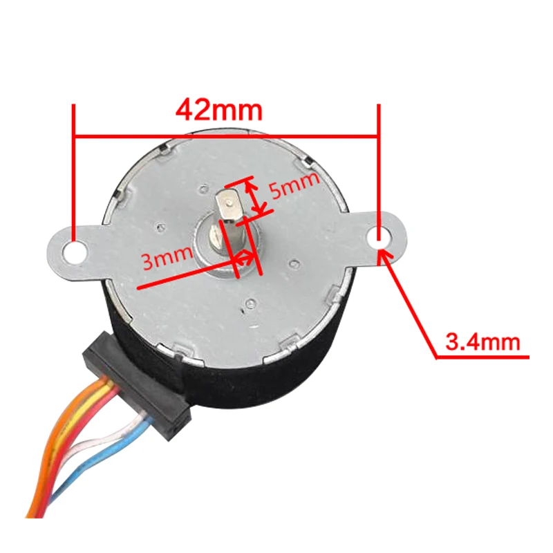 YIMAKER замедление шагового двигателя коэффициент снижения 1/42 5 DC 12V постоянный