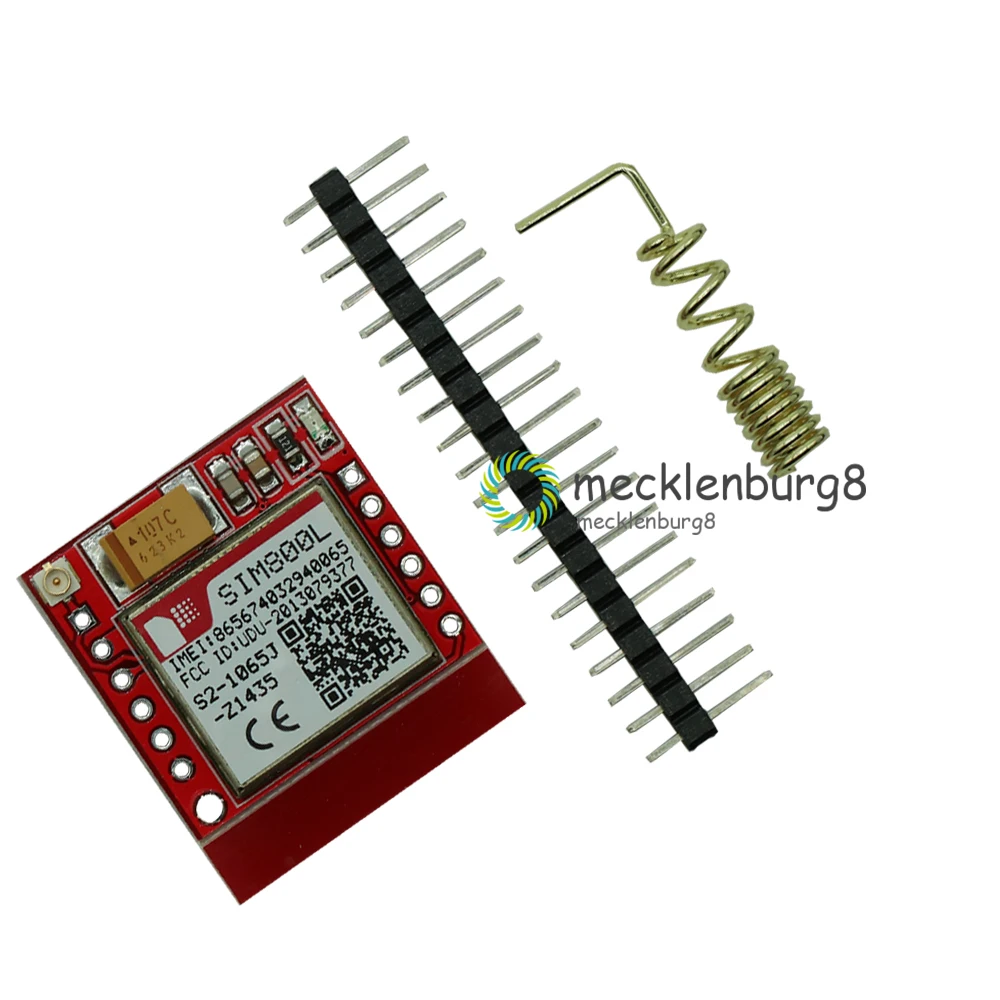 Миниатюрный SIM800L GPRS GSM модуль беспроводная плата с ядром карты MicroSIM