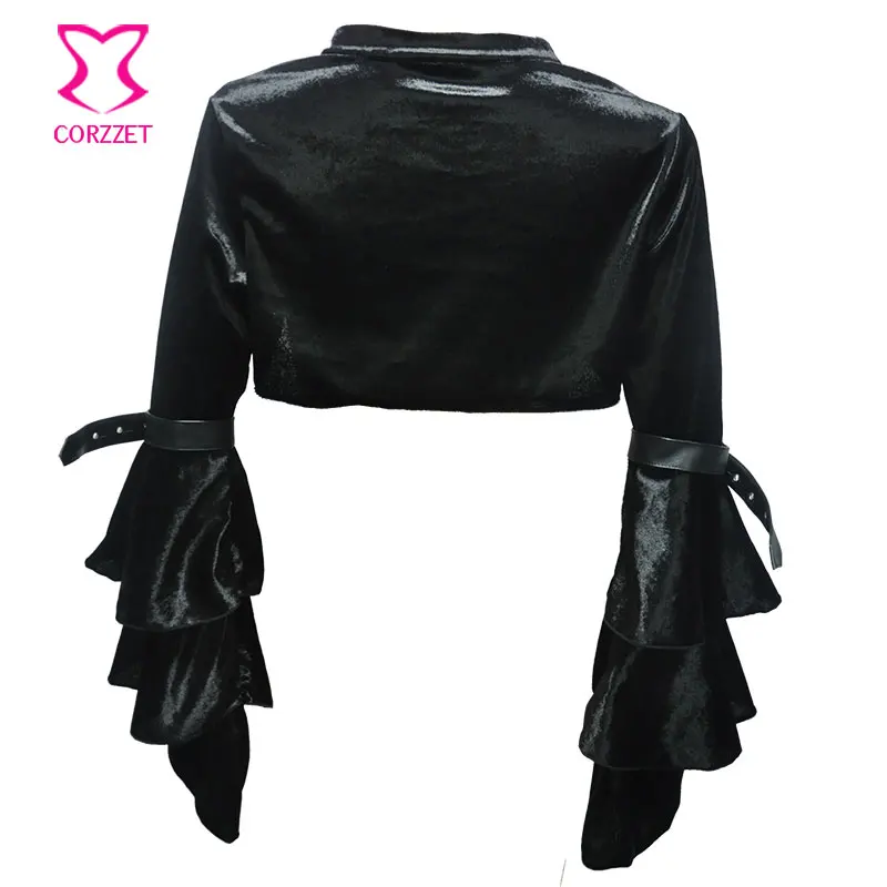 Женский фланелевый корсет с длинным рукавом бабочкой|corset jacket|gothic corsetgothic corset jacket |