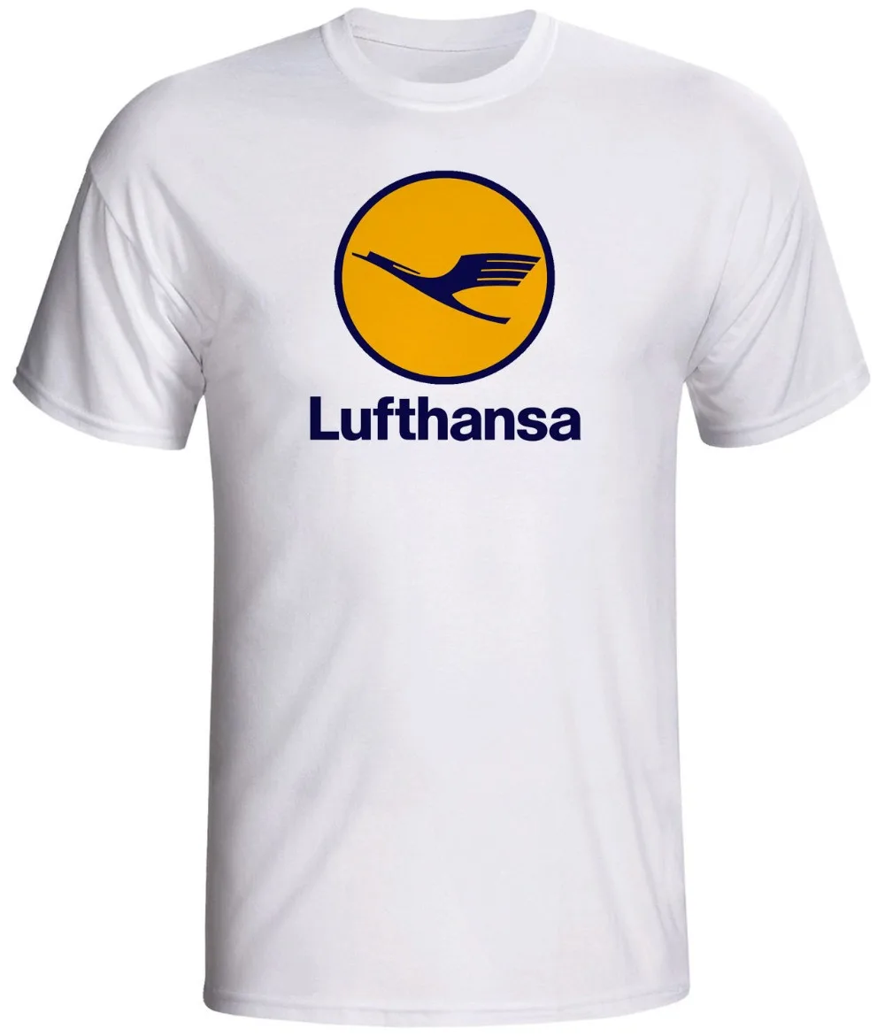 Лидер продаж модная рубашка Lufthansa Airline винтажные повседневные футболки в стиле