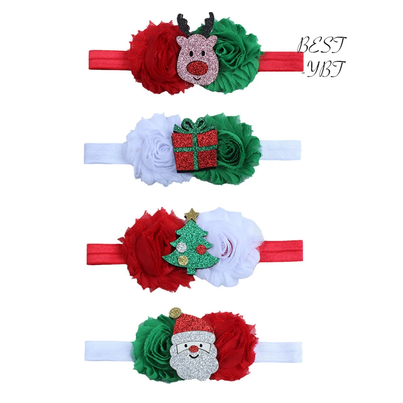 Повязка на голову детская с Санта Клаусом|elastic hairband|christmas hair accessorieshair accessories |
