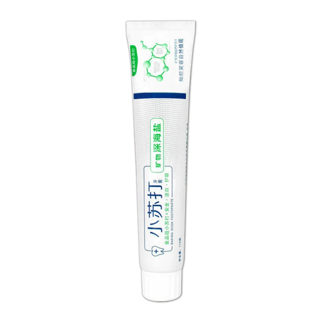 Deep Sea Salt Новая портативная пищевая Сода отбеливающая зубная паста/зубная щетка/коробка для зубной пасты яркая динамическая белая морская соленая зубная паста - Цвет: Deep Sea Salt