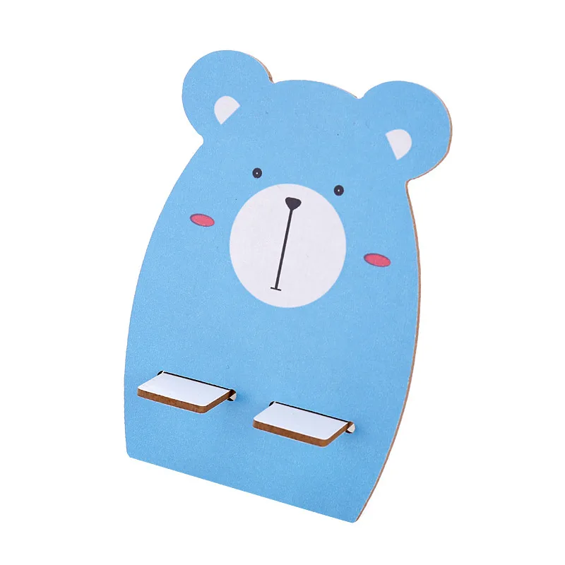 blue bear Держатели и стойки для хранения хранение мобильных телефонов стойка креативная мультяшная стойка прикроватная настольная Часы кино настольные часы планшет с ТВ - Цвет: blue bear
