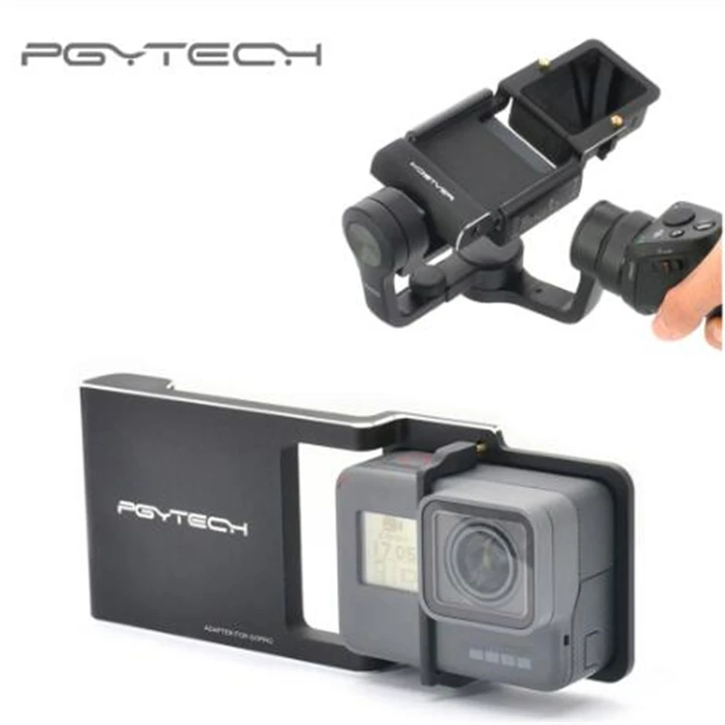 Адаптер PGYTECH для Gopro Hero 6 5 4 3 + Xiaomi Osmo Action Mobile Zhiyun Smooth Q /2/4 аксессуары Монтажная