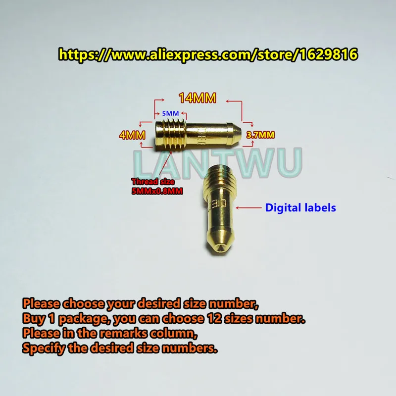 (12 шт./упак.) carb пилот/медленное реактивный N151.067 пилот Jet KZ1000 GS1100 DR 350 Bandit 400 GK75A